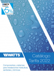 Tarifa Catálogo Watts Agosto 2022