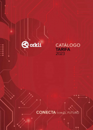 Catálogo Tarifa ORKLI 2023