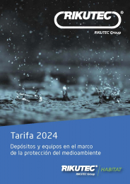Tarifa Catálogo Rikutec Iberia 1 abril 2024
